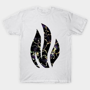 Black and Violet Marble T-Shirt